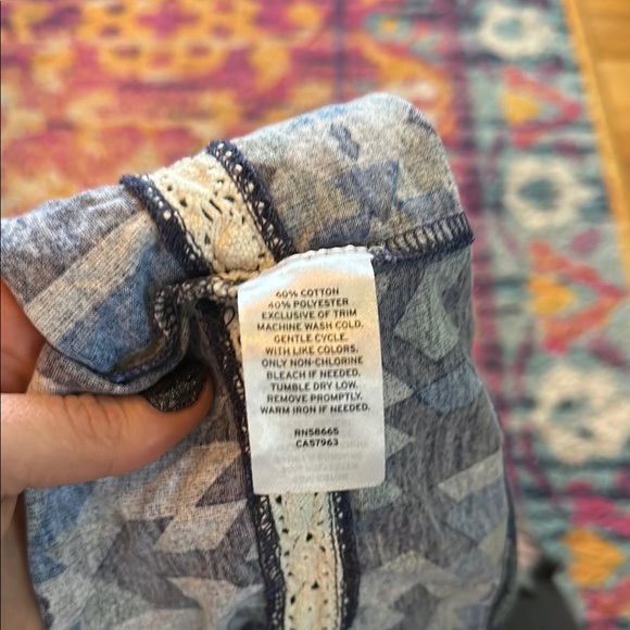 Tucker + Tate Blue Patterned Kids Top - Picture 3 of 3